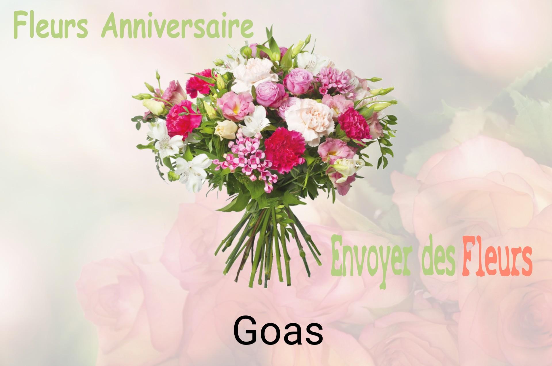 Bouquet de fleurs d’anniversaire livré à Goas