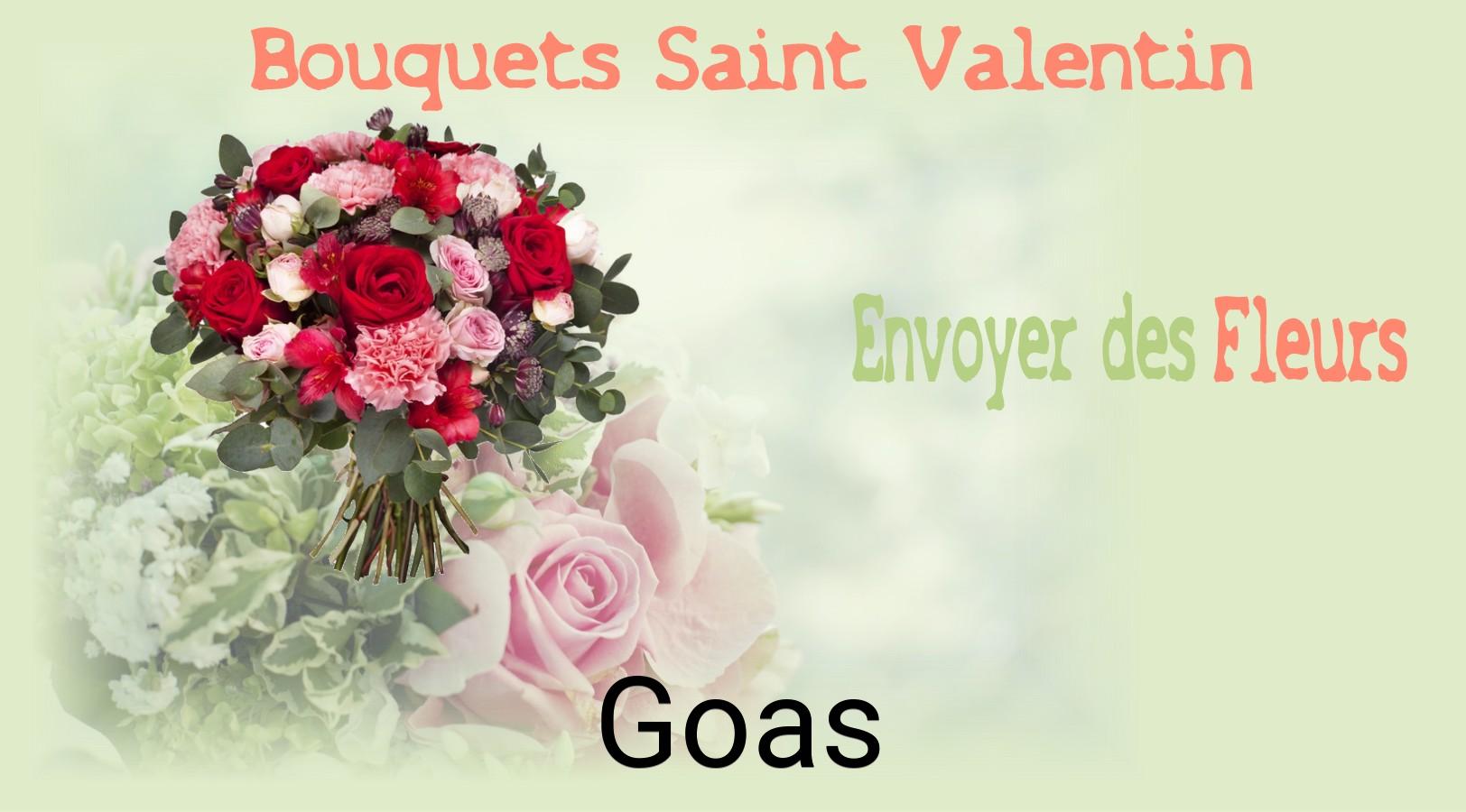 Roses de Saint-Valentin livrées à Goas